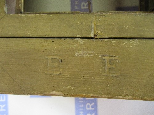 A pair of 19th century gilt picture frames, together with a moulded gilt frame with label verso - Image 4 of 5