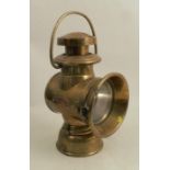 A British made Imperial brass lantern, height 12.5ins