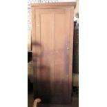 A cupboard front, consisting of a panelled door and sides, height 88ins