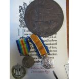 Private W H Coombs, Dorsetshire Regiment Killed in action 8 May 1916 British War Medal, Victory
