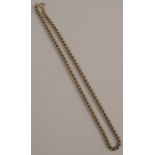 A 9 carat gold chain, 45cm long, 21g gross