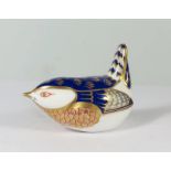 A Royal Crown Derby Wren Paperweight