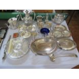 A Collection of Silver Plated Hollow Ware etc.