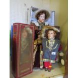 A Selection of Henry VIII and Wives Dolls by Alberon and Regency Fine Arts