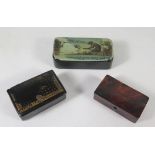 Three 19th Century Snuff Boxes