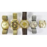 A Selection of Vintage Wristwatches including Renis and Smiths