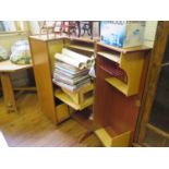A Teak Folding Desk Cupboard
