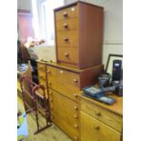 A 1970's Teak Chest of Drawers and bedside chest