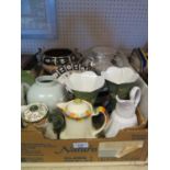 A Selection of Oddments including Royal Doulton ENA hot water jug, Royal Crown Derby etc.