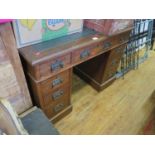 An Edwardian Oak Desk