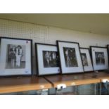 A Collection of 1960's Rolling Stones Black and White Framed Photographs