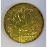 A 1911 Gold Half Sovereign