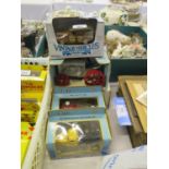 A Collection of ERTL Diecast Vehicles including Fordson Tractor, all boxed