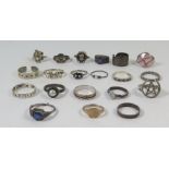 A Selection of Silver Rings