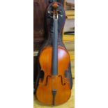 A Vivante Cello in hidersine soft case and with folding music stand