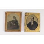 Two 19th Century Ambrotypes