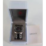 A DKNY Gent's Chronograph Wristwatch, new battery fitted