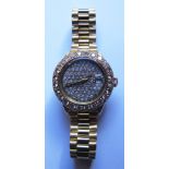 A Ladies Rolex 18ct Gold Datejust Wristwatch with bezel and dial, 2030 movement no. 798255