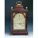 James Stewart of Glasgow _ A George III Scottish Mahogany Cased Bracket Clock with bell top