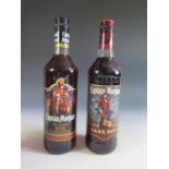 Two 700ml Bottles of Captain Morgan Original Rum