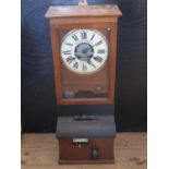 A Blick Time Recorders Clocking In Machine, 87cm high