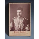 A London Stereoscopic Co. Photographic Card Half Length Portrait of Pasha Gordon