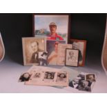 A Collection of Autographed Photographs including Sophia Loren, Ray Reardon, George Brown, Harry