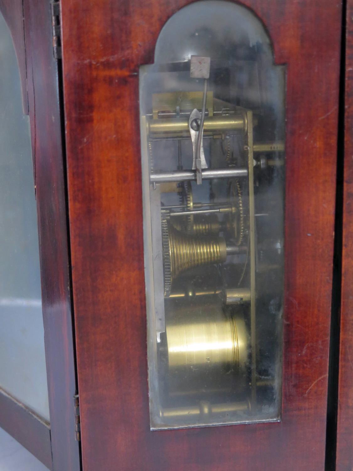 James Stewart of Glasgow _ A George III Scottish Mahogany Cased Bracket Clock with bell top - Image 4 of 7