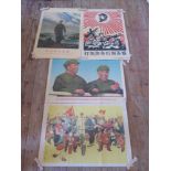 A Collection of 19 Chinese People's Revolution Posters, c. 75x51cm