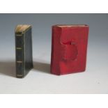 Two Miniature Books _ Dewdrops (Religious Tract Society), one with inscribed date 1839
