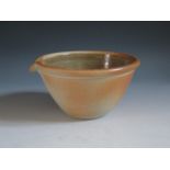 A John Leach Muchelney Pottery Stoneware Large Mixing Bowl, impressed MUCHELNEY to base, 17.5cm