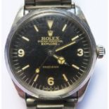 A Gent's Rolex Explorer Steel Cased Wristwatch, re: 5500, case no. 5090091, 1570 movement no.