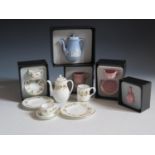 A Collection of Wedgwood Miniatures including Mirabelle and Jasper Ware