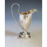 A George V Silver Helmet Shape Cream Jug, Birmingham 1912, T H Hazlewood & Co., 11.5cm, 68g