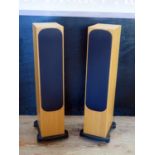 A Pair of Monitor Audio RS6 Silver Floor Standing Speakers