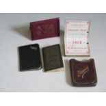 Four Miniature Calendars / Diaries _ The Turse Calendar 1891 (Eyre & Spottiswoode), De La Rue's
