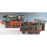 A Modern Toys Tinplate Western Special Locomotive and two others.