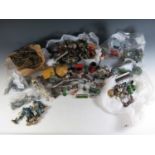 A Large Collection of Mainly Lead Figures, Animals, Infrastructure etc, some Britains