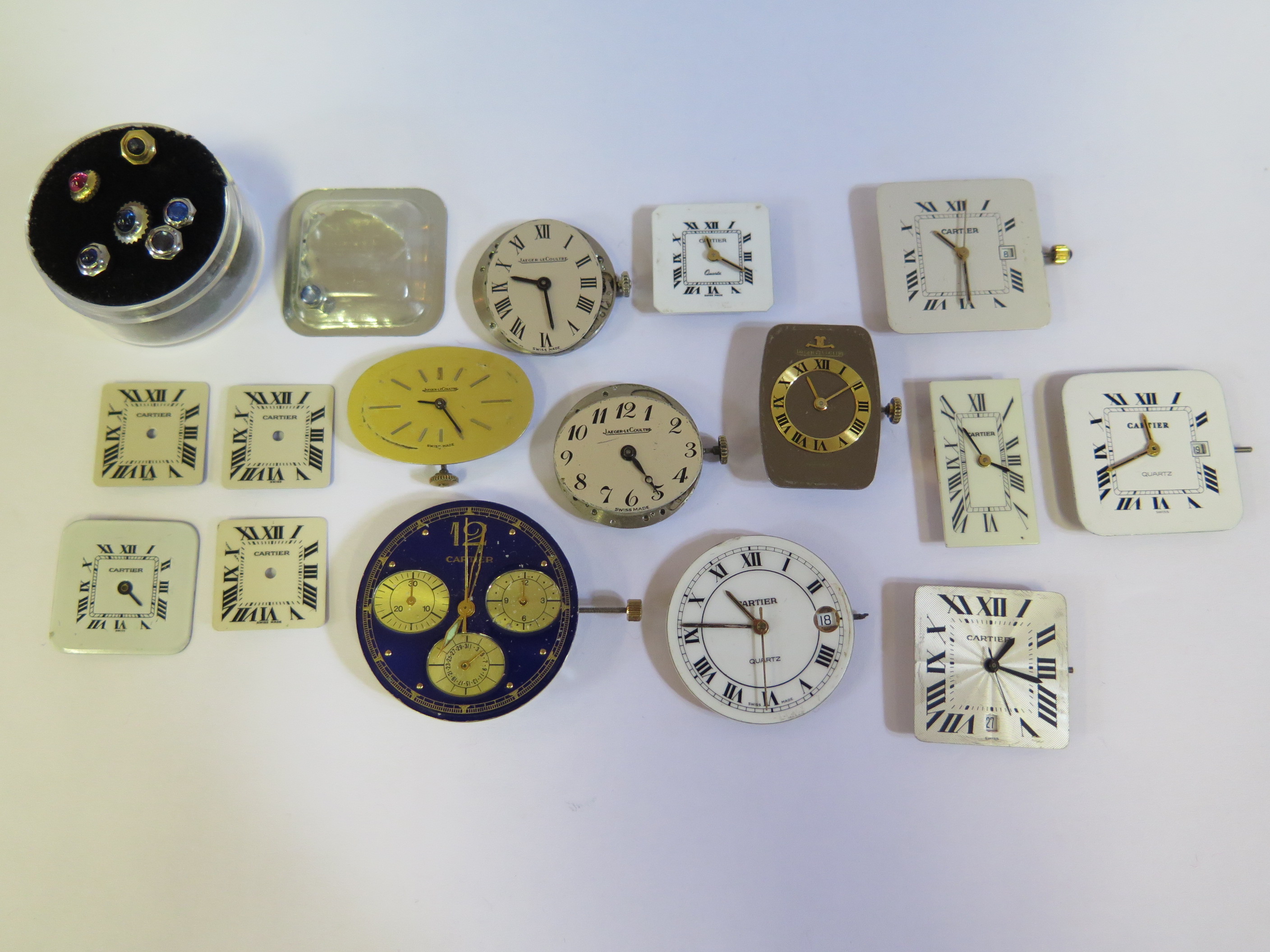 A Selection of Cartier and Jaeger-LeCoultre Parts