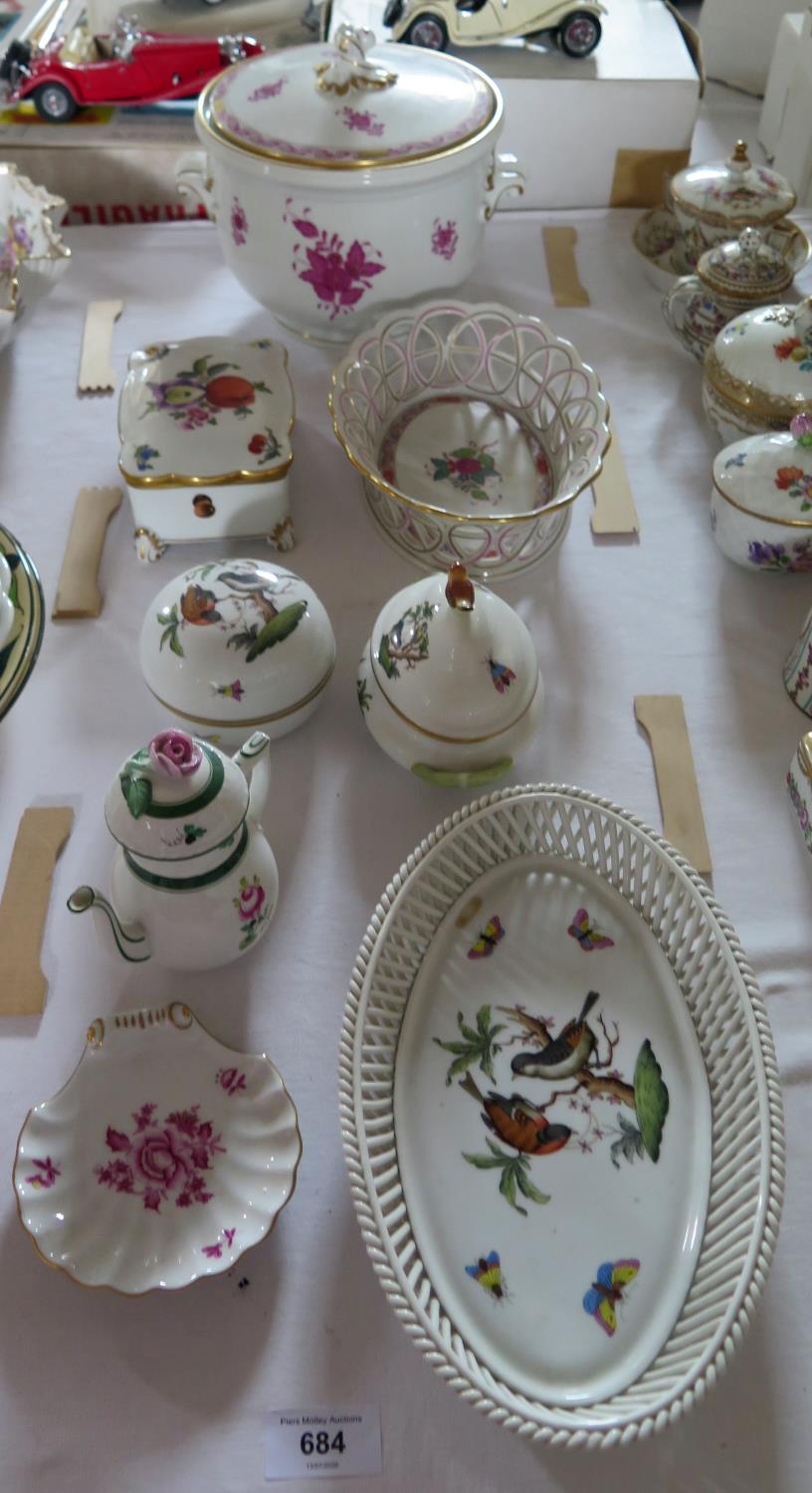 A Collection of Herend Porcelain