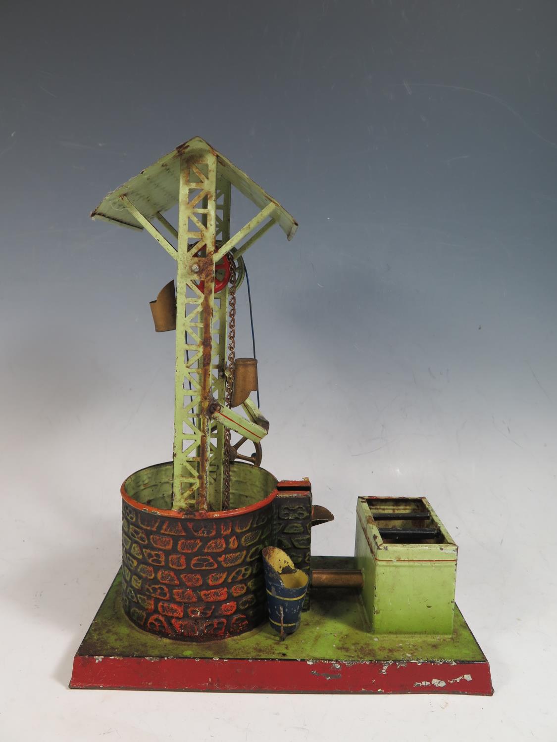 A Doll et Cie (German) Tinplate Steam Powered Water Well Circa 1930 - Image 3 of 3