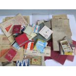 A Selection of Oddments including old driving licences, fuel vouchers, rail tickets etc.