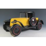 A Rare Vilac et Aroutcheef? Citroen "Trefle 1925" made using wood and acrylic window (29cm approx).
