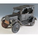 A Scarce Bing Tinplate Clockwork Ford Model T Made in Germany (missing motor).