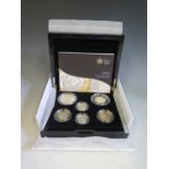 The Royal Mint 2011 United Kingdom Silver Piedfort Six Coin Set with COA