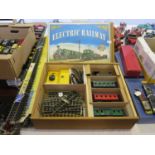 An ETS Electric Railway Train Set O Gauge (1:45) with 200 001 Locomotive made in the 1990's in