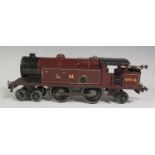 A Hornby O Gauge Clockwork No. 2 Special Locomotive in Maroon "LMS 6954" in Good Working