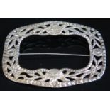 A Large Victorian Buckle Brooch, Birmingham 1891, 75mm wide, 21.9g