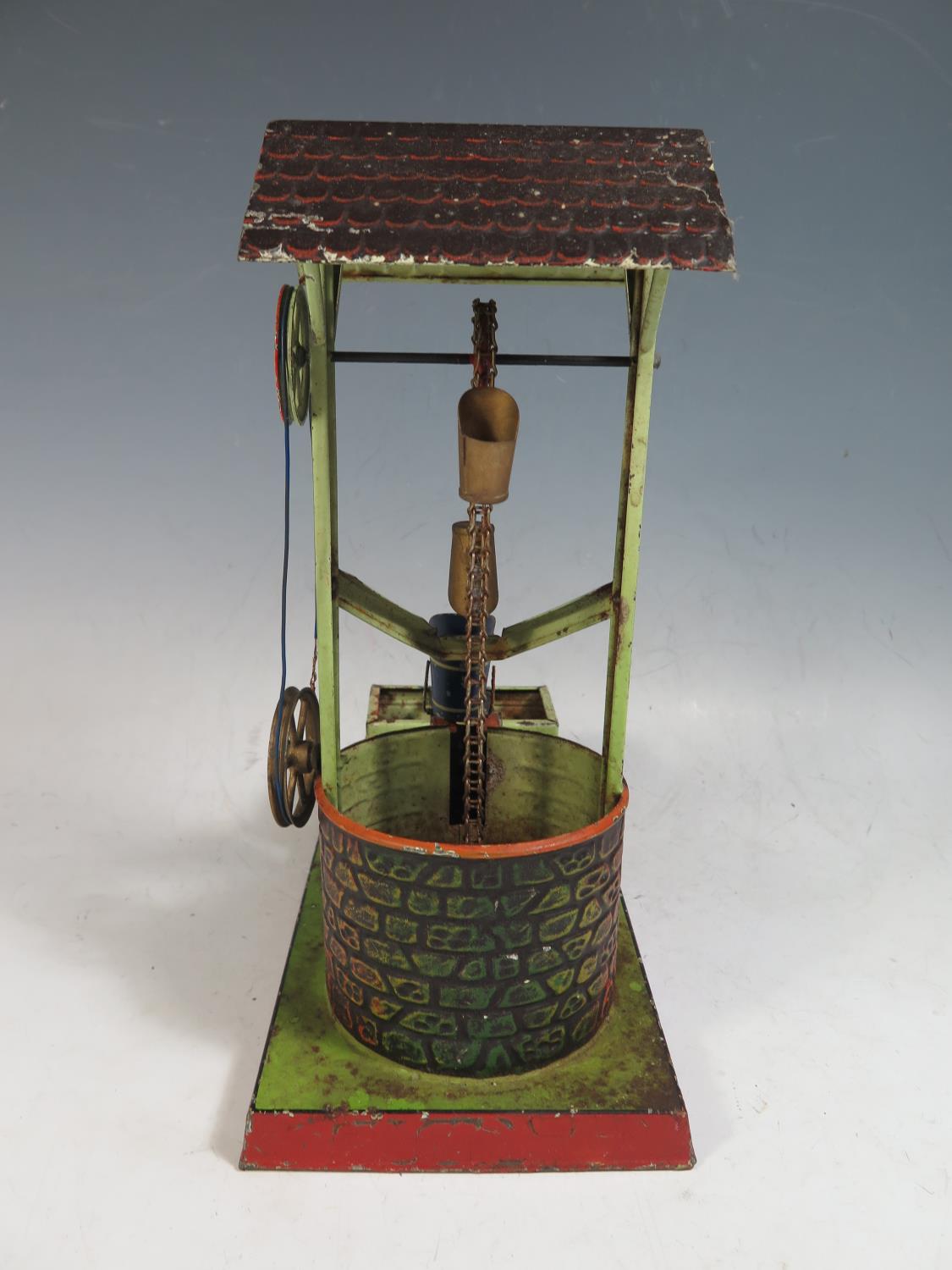 A Doll et Cie (German) Tinplate Steam Powered Water Well Circa 1930 - Image 2 of 3