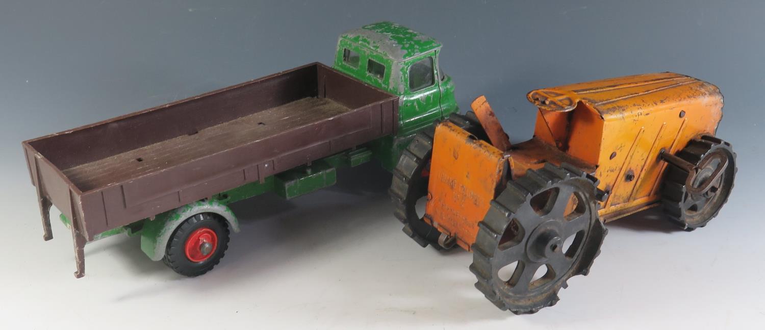 A Triang Jumbo Series Truck and a Clockwork Tractor No. 2. - Image 2 of 2